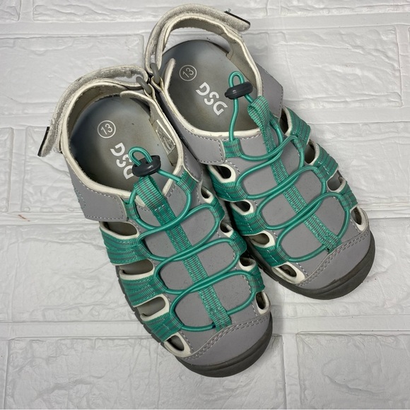 DSG Kids Caged Sandals Size 13 Girls - Picture 4 of 13